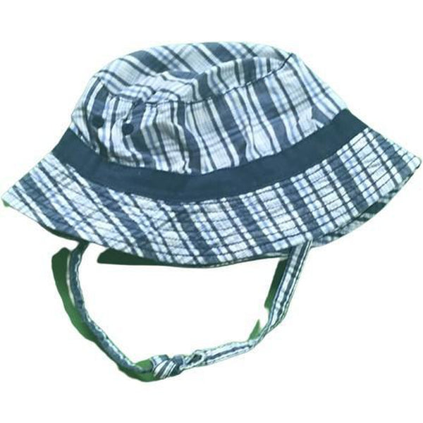 Sommerhut mit Bändel kariert - Emily's Wunderlädchen Baby- und Kindersecondhand