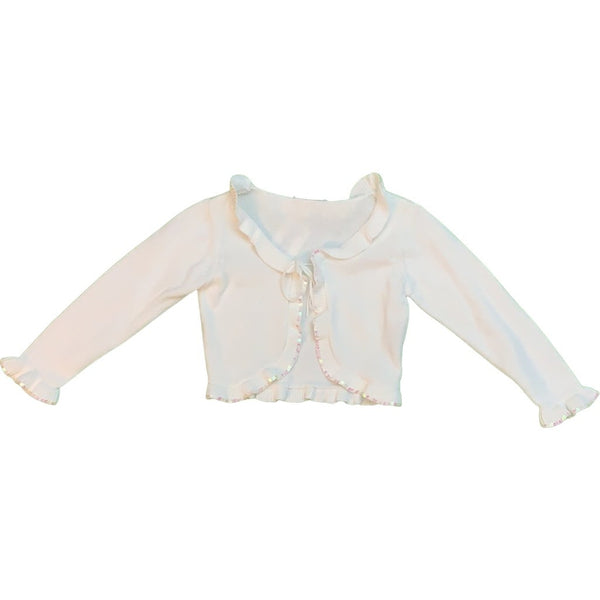 Sommerschnürjacke mit Pailletten - Emily's Wunderlädchen Baby- und Kindersecondhand