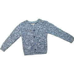 Strickjacke Grain de blé blau meliert - Emily's Wunderlädchen Baby- und Kindersecondhand