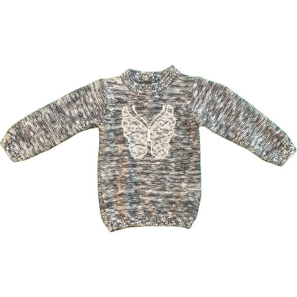 Strickpullover mit Schmetterling - Emily's Wunderlädchen Baby- und Kindersecondhand