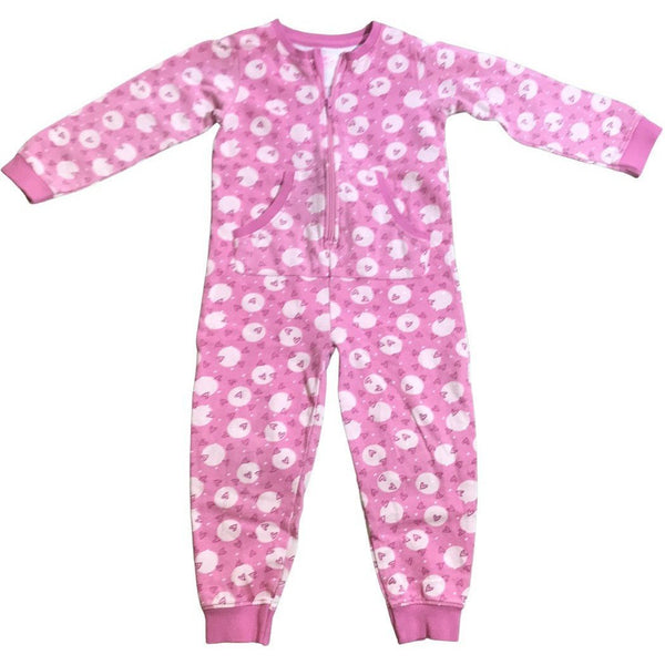 Sweat-Overall mit Herzchenmuster - Emily's Wunderlädchen | Baby- und Kindersecondhand