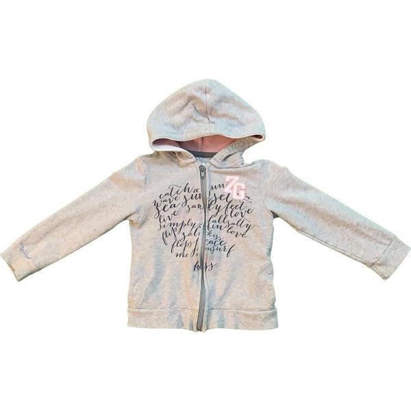 Sweatjacke mit Reisverschluss und Kapuze - Emily's Wunderlädchen Baby- und Kindersecondhand