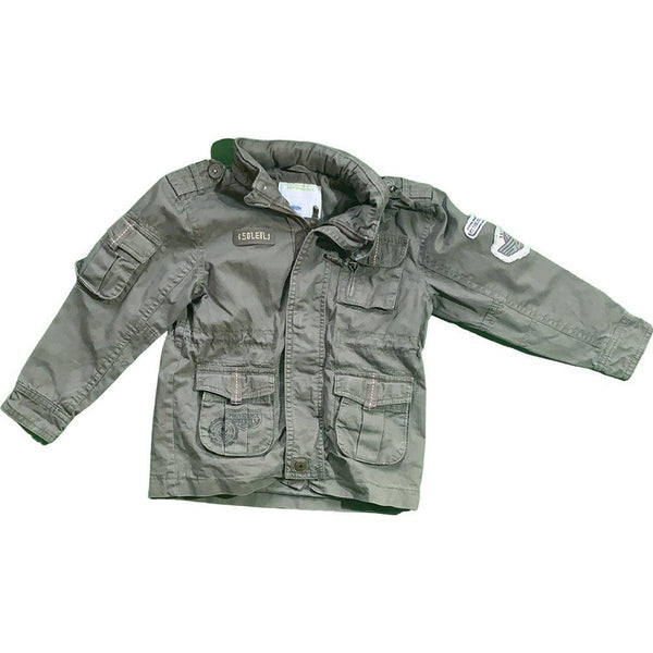 Übergangsjacke mit intergrierter Kapuze "My friendly summer coat" - Emily's Wunderlädchen Baby- und Kindersecondhand