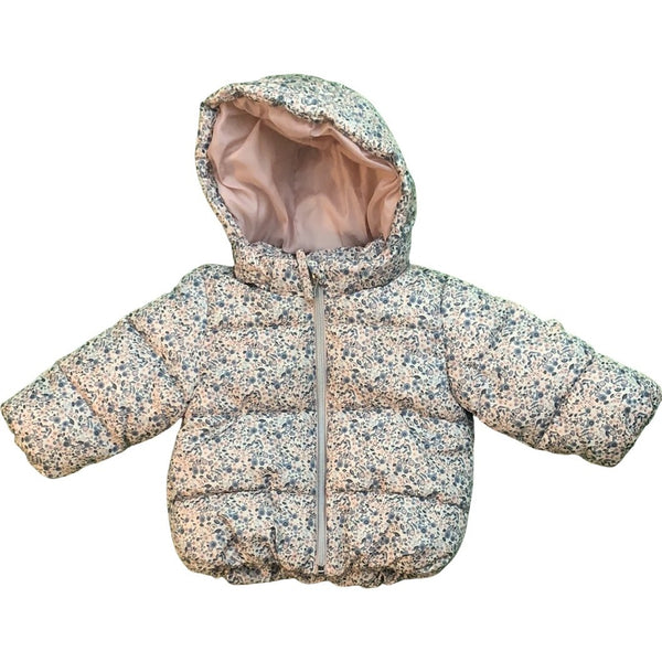 Winterjacke mit Blumenmuster - Emily's Wunderlädchen Baby- und Kindersecondhand